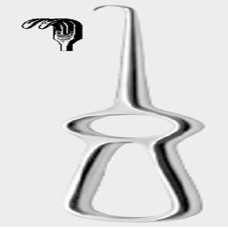 ВОЛКМЕНН (VOLKMANN) ретрактор 21,5 см (cm), напів гострокінцевий, 2 зуби